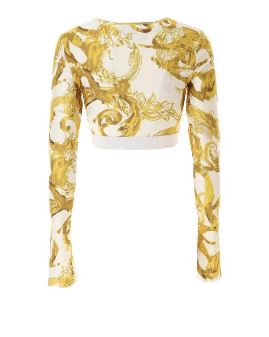  베르사체 긴팔 티셔츠 76HAH218 76DP218 G03 BIANCO MULTI - VERSACE