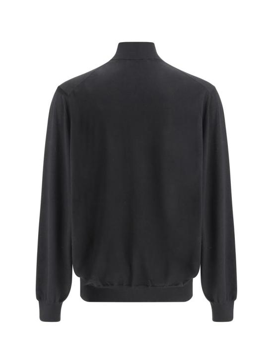 26SS 브루넬로 쿠치넬리 집업 니트 M2400106 CH101 Black - BRUNELLO CUCINELLI