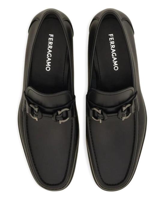 25FW 살바토레 페라가모 ALAIN 알랭 간치니 로퍼 02A040 0784274 Black - SALVATORE FERRAGAMO