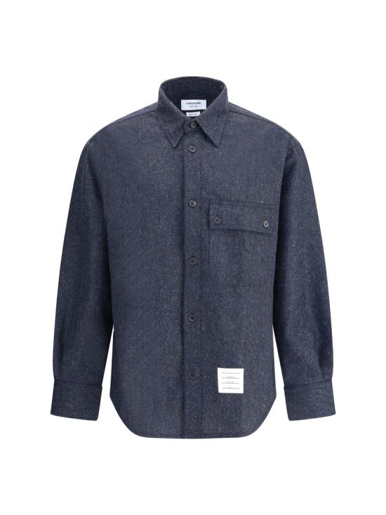 25FW 톰브라운 긴팔 셔츠 MWL420A05385 415 BLUE