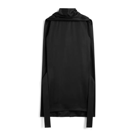 25FW 토템 미디 원피스 253WRD0198FB0382 001 BLACK