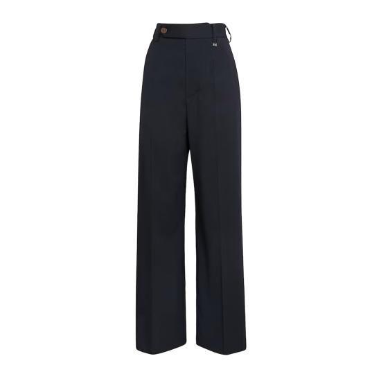 25FW 비비안웨스트우드 스트레이트 팬츠 1F01000ZW018V K401 NAVY