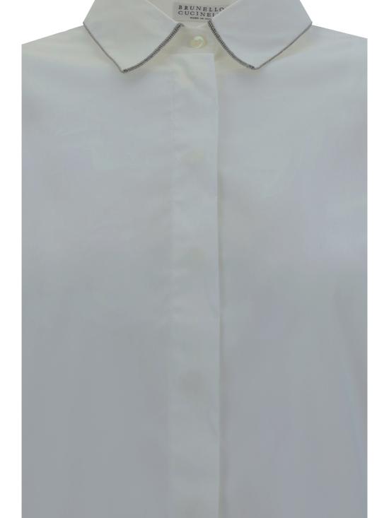 26SS 브루넬로 쿠치넬리 모닐리 셔츠 M0091MA606 C159 WHITE - BRUNELLO CUCINELLI