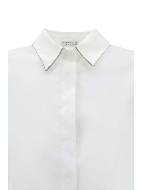 26SS 브루넬로 쿠치넬리 모닐리 셔츠 M0091MA606 C159 WHITE - BRUNELLO CUCINELLI