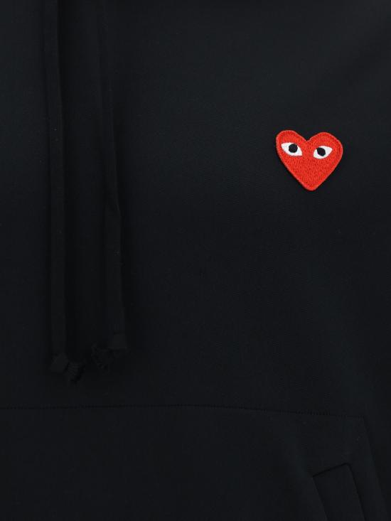 26SS 꼼데가르송 후드 티셔츠 AXT174051 1 BLACK - COMME DES GARCONS