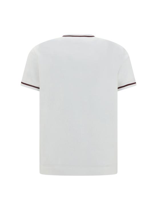 25FW 브루넬로 쿠치넬리 반팔 티셔츠 M0T81VD110 CGV62 WHITE - BRUNELLO CUCINELLI