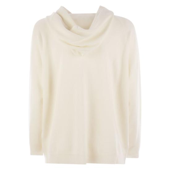 25FW 파비아나 필리피 플래티넘 다이아몬드 스레드 후드티 MAD215F046 WHITE - FABIANA FILIPPI