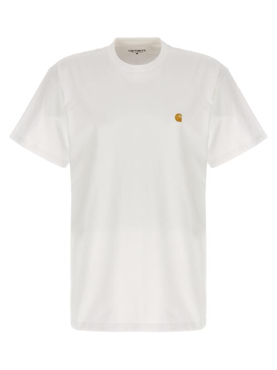 26FW 칼하트 WIP 숏슬리브 체이스 티셔츠 I02639100RXX White