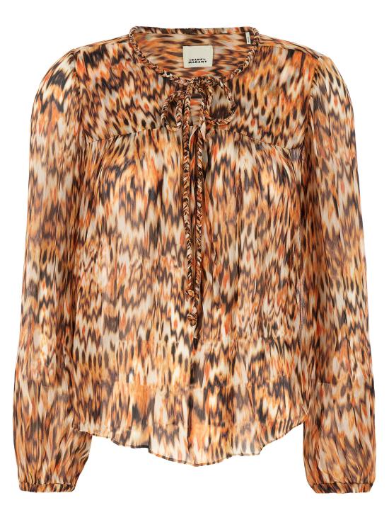 25SS 이자벨마랑 블라우스 HT0078FBC2J05I11OR Orange