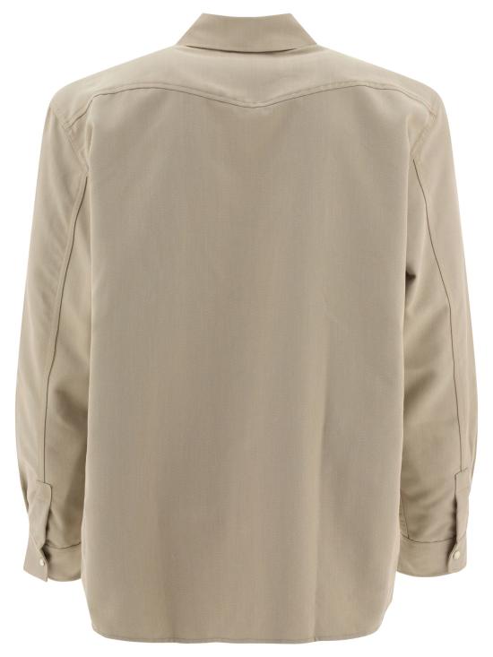 24FW 아워레가시 루시드 피스타치오 루럴 울 프론티어 셔츠 M4242FLLUCID PISTACHIO RURAL WOOL Green - OUR LEGACY