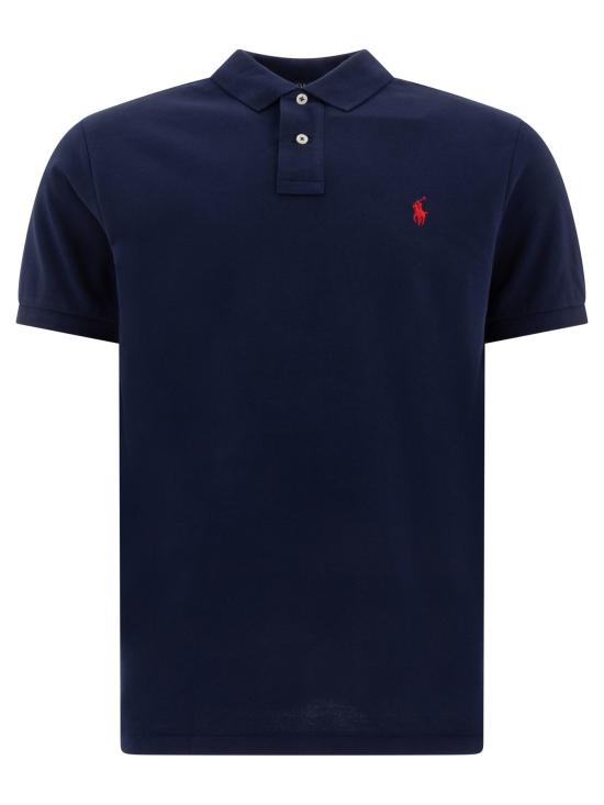 26SS 폴로 랄프로렌 폴로 티셔츠 710782592008NEWPORT NAVY C3870 Blue