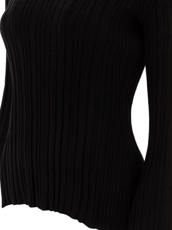 25SS 루루 스튜디오 긴팔 티셔츠 ELSABLACK Black - LOULOU STUDIO
