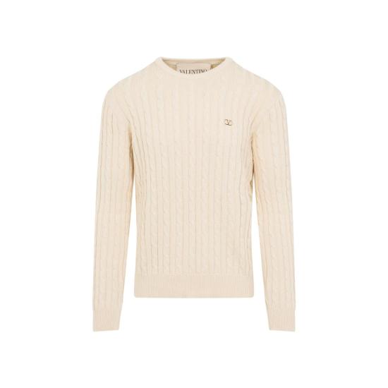 25FW 발렌티노 가라바니 스웨터 7V3KC34SB1B 581 WHITE