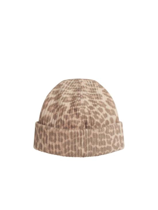  가니 레오파드 울 비니 A6658 943 Multicolor - GANNI
