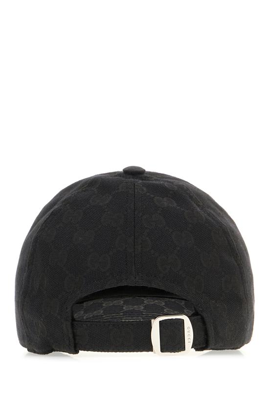 26SS 구찌 GG 자카드 웹 베이스볼 캡 7890164HBCP 1066 BLACK DARK GREEN - GUCCI