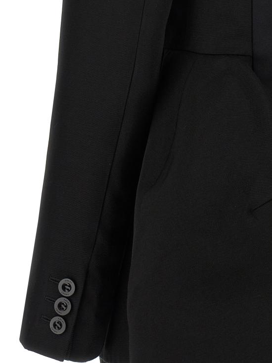 25FW 사카이 수트 세트 2507936001 Black - SACAI