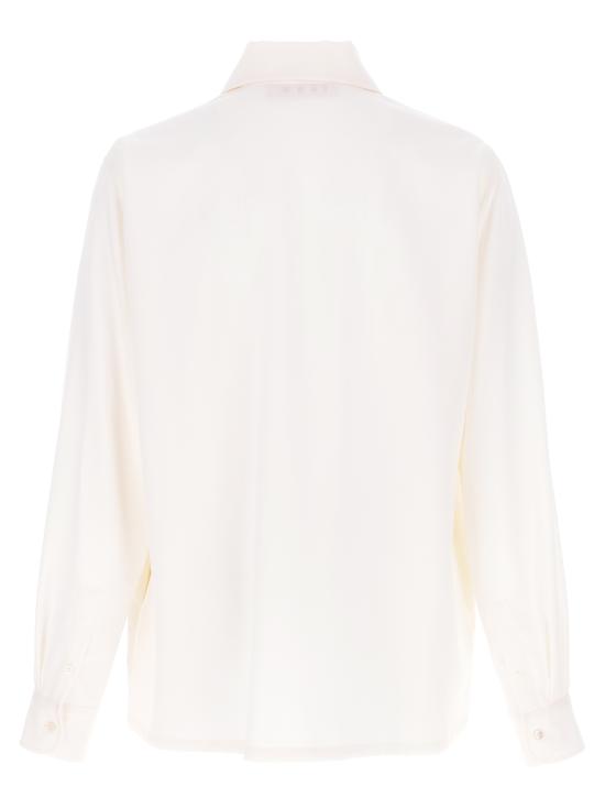25FW 마르니 긴팔 셔츠 CUMU0310S0TW83900W01 White - MARNI
