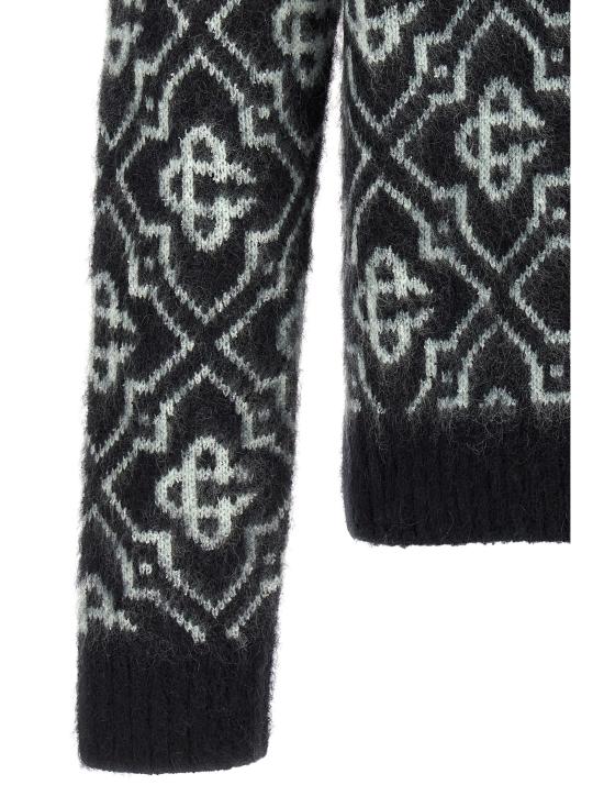 25FW 카사블랑카 스웨터 MPF25KW100402MONOGRAM Multicolor - CASABLANCA