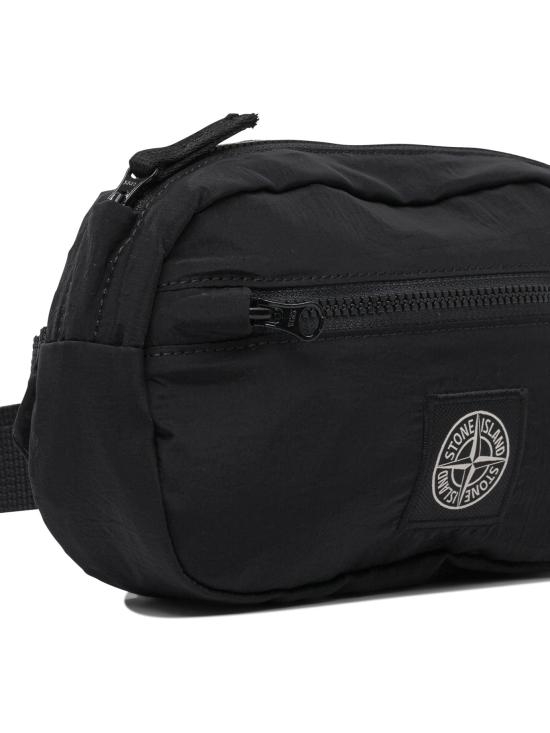 25SS [키즈] 스톤 아일랜드 크로스백 9200001S0064V0029 Black - STONE ISLAND