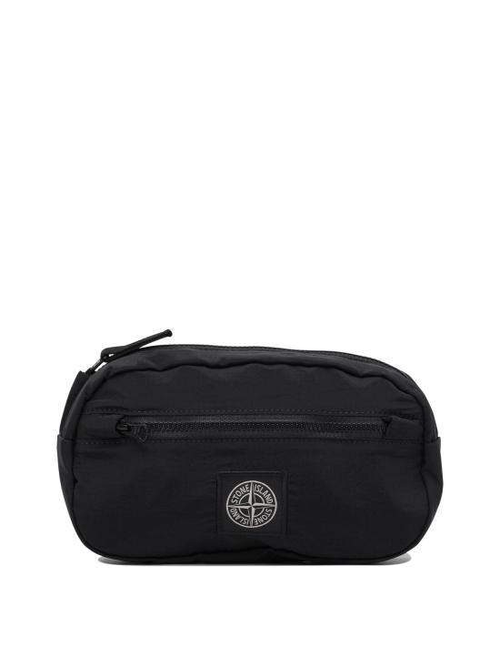 25SS [키즈] 스톤 아일랜드 크로스백 9200001S0064V0029 Black