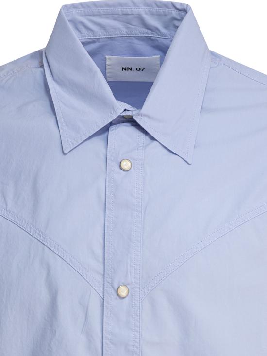 25FW 엔엔07 긴팔 셔츠 2525245927JOE SHIRT 5245POWDER BLUE Light blue - NN07