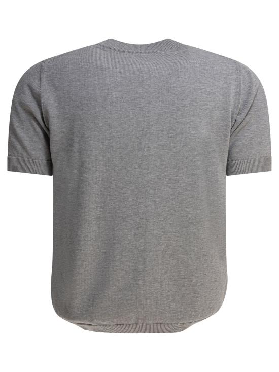 25SS 라키 반팔 티셔츠 T CROWN NMGRIGIO MELANGE Grey - RAKKI