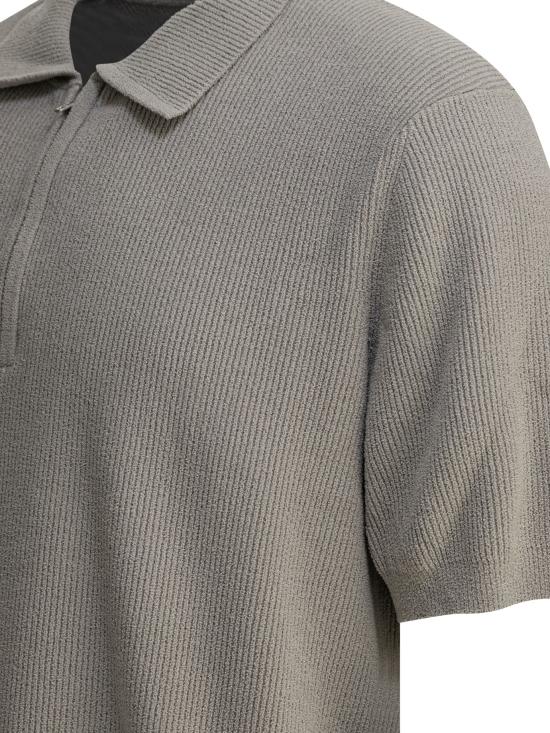 26SS 엔엔07 폴로 티셔츠 2526429634DANNY ZIP POLO 6429FOG Green - NN07