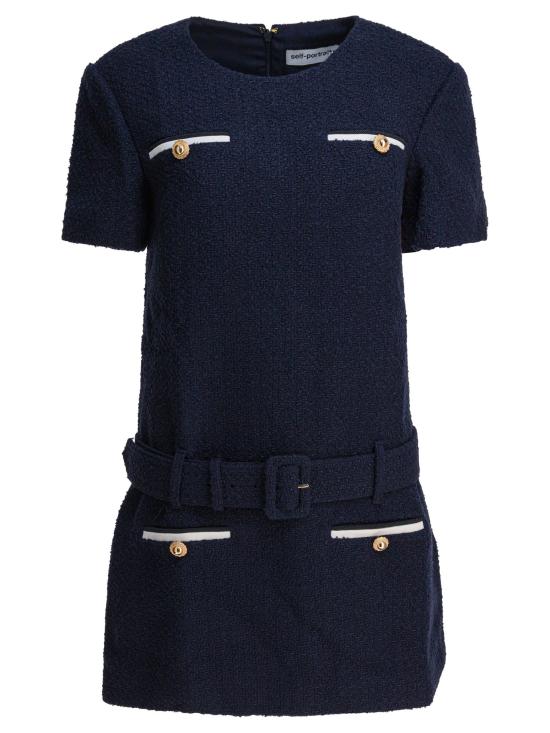 25FW 셀프 포트레이트 원피스 PF25 034S BLBLUE Blue