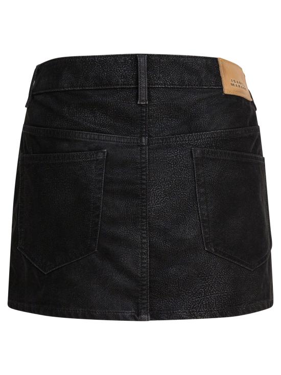 25FW 이자벨마랑에뚜왈 숏 스커트 25AJU0363FAC3B01E01BK Black - ISABEL MARANT ETOILE