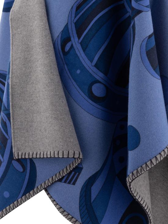 25SS 살바토레 페라가모 케이프 0779394 Grey - SALVATORE FERRAGAMO