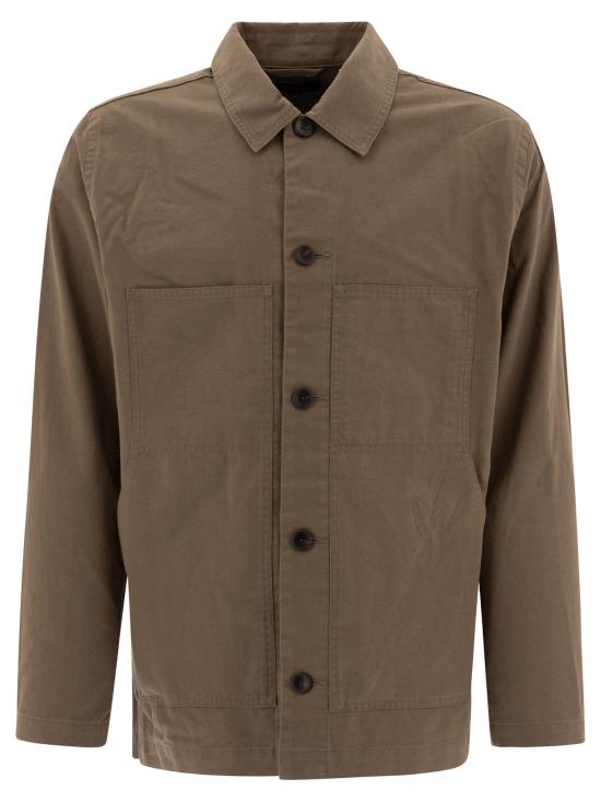 25FW 빈스 자켓 M08164042A222SHR Green