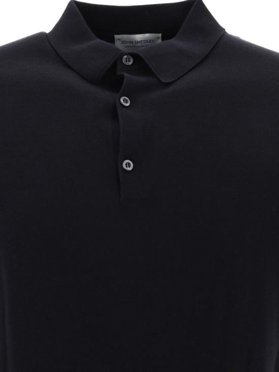 26SS 존스메들리 폴로 티셔츠 ADRIANBLACK Black - JOHN SMEDLEY