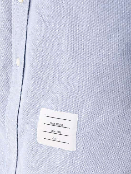 25FW 톰브라운 옥스포드 클래식 그로그랭 플래킷 셔츠 MWL010EF0313480 Light blue - THOM BROWNE