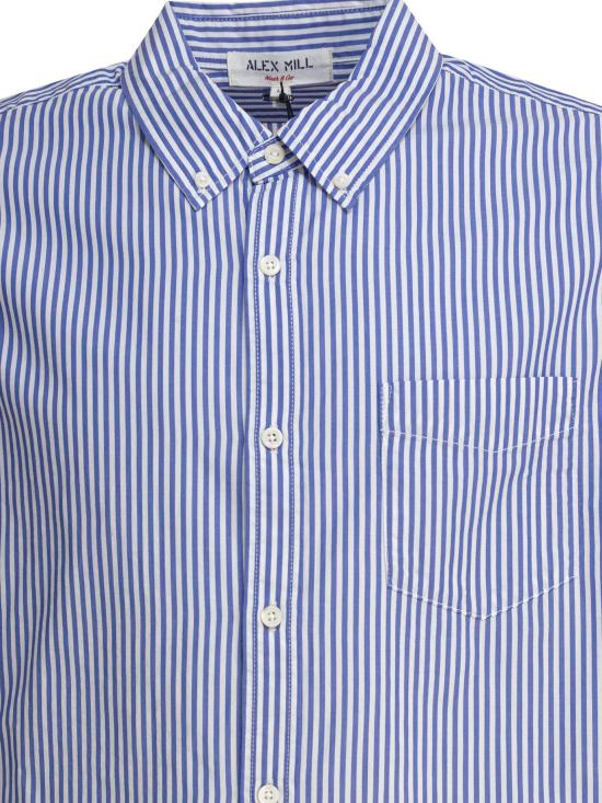 25FW 알렉스 밀 긴팔 셔츠 211 MS049 2629BLUE WHITE - ALEX MILL