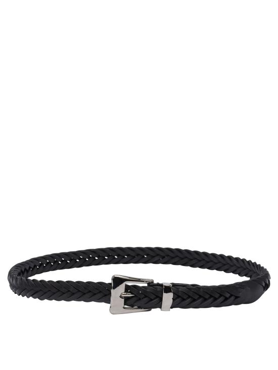 26FW 아드리아노 메네게띠 가죽 벨트 ELLARNERO Black