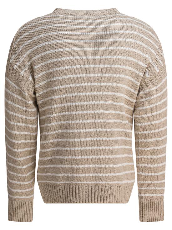 25FW 알렉스 밀 스웨터 254 MW280 3424FLAX IVORY Beige - ALEX MILL