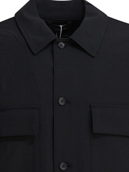 26SS 빈스 자켓 M10454059A001BLK Black - VINCE