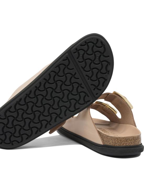 26FW 버켄스탁 애리조나 드롭렛 버클 하이 샤인 1029386DNEW BEIGE - BIRKENSTOCK