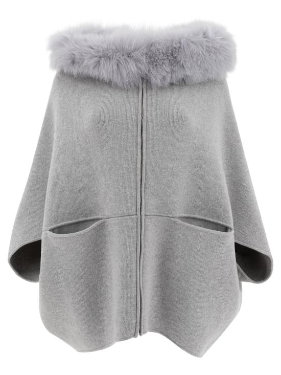 25FW 지오비 케이프 P2411VO 99SALE Grey
