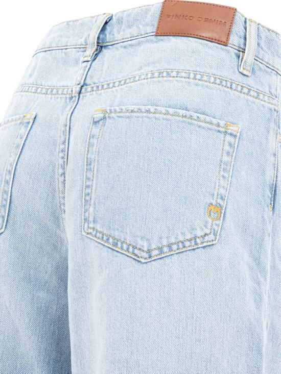 25SS 핑코 데님 팬츠 103857A2E5PJN Light blue - PINKO