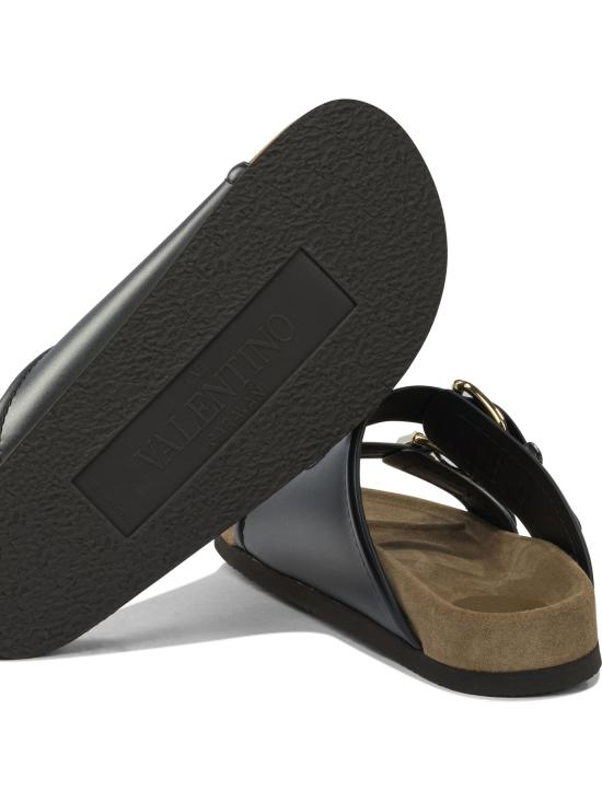 25FW 발렌티노 가라바니 뮬/슬리퍼 4W0S0IZ4VRNYVN Black - VALENTINO GARAVANI