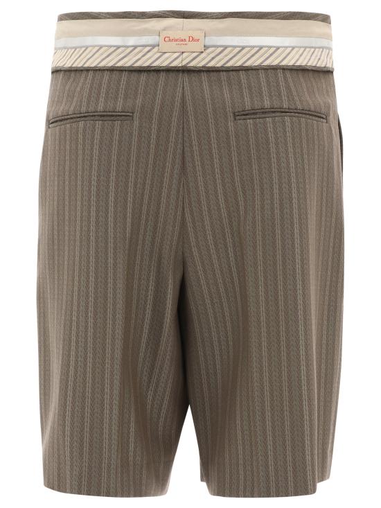 25FW 디올 숏팬츠 383C132A5718686 Brown - DIOR