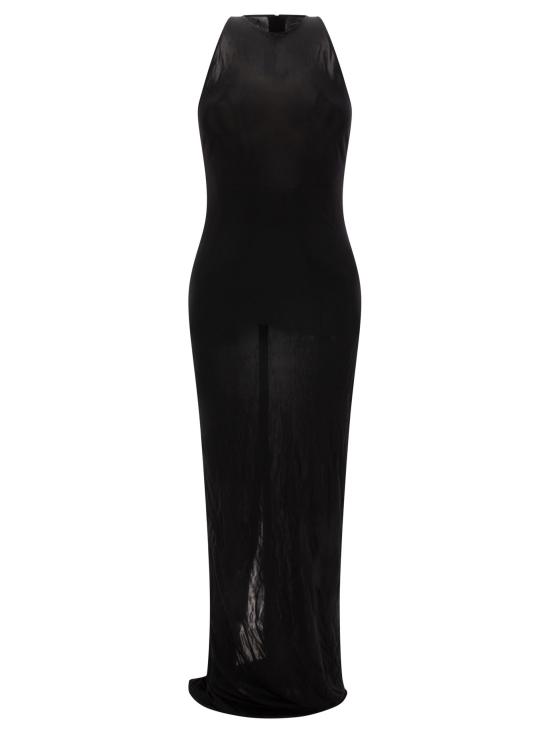 25FW 생로랑 롱 원피스 771687Y37LI1000 Black