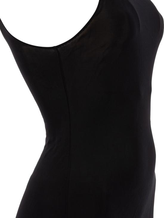 25FW 생로랑 롱 원피스 771687Y37LI1000 Black - SAINT LAURENT