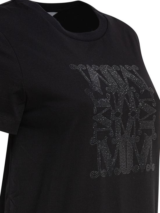 25SS 막스마라 반팔 티셔츠 2511941042600GIOVANE016 Black - MAX MARA