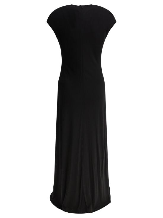 25FW 토템 롱 원피스 252 WRD0188 FB0162001 Black - TOTEME