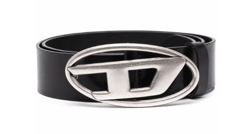 25FW 디젤 B-1DR 레더 벨트 D 버클 X08516PR666T8013 DOM - DIESEL