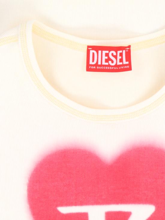 25FW 디젤 반팔 티셔츠 A128360SQAD1AM DOM - DIESEL