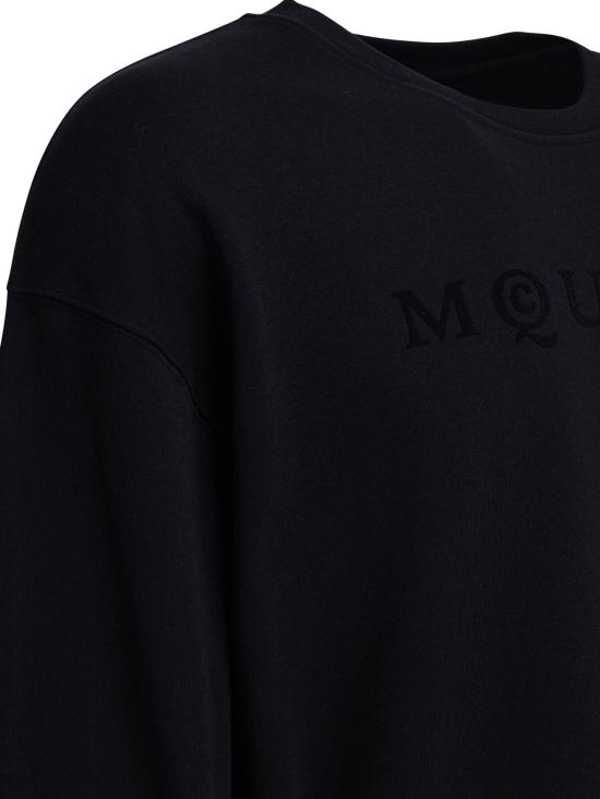 25FW 알렉산더 맥퀸 긴팔 티셔츠 839216QTADU0548 Black - ALEXANDER MCQUEEN