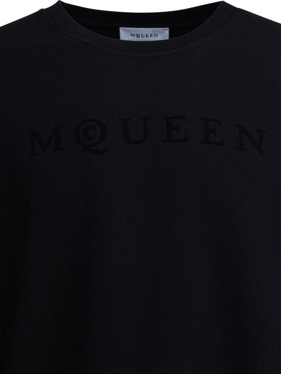 25FW 알렉산더 맥퀸 긴팔 티셔츠 839216QTADU0548 Black - ALEXANDER MCQUEEN